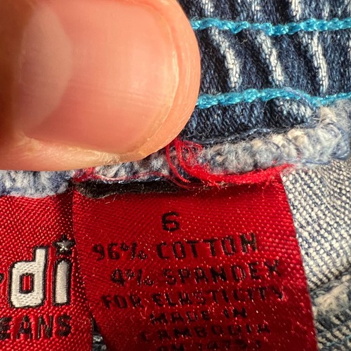 Vintage Zana Di Jeans Girls 6 Boot Cut Denim - Picture 7 of 11