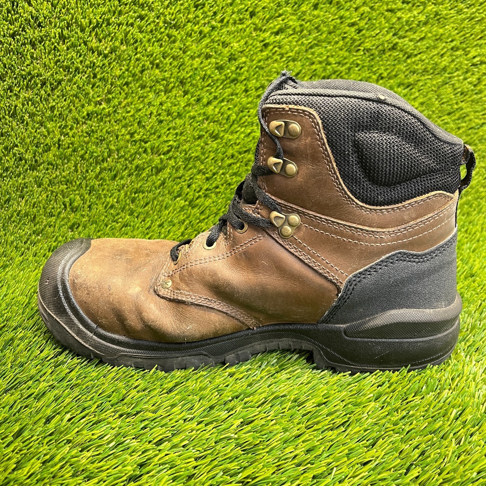 Stivali impermeabili Keen Independence 6" uomo taglia 11 marroni lavoro outdoor pelle