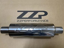 Zzperformance 2.5 Resonator 5 Round Muffler 14 Body 20 Long 12866 Zzperformance 2.5 Resonator 5 Round Muffler 14 Body 20 Long 12866