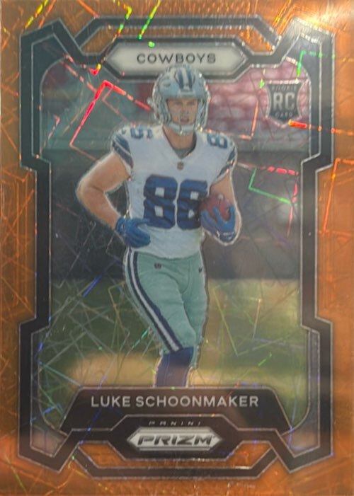 2023 Panini Prizm #325 Luke Schoonmaker Orange Ice