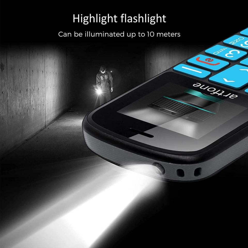 Seniorenhandy,Rentner Handy mit Großen Tasten,SOS Mobiltelefon,Großtastenhandy - Bild 4 von 4