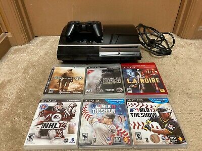 Sony Playstation 3 80GB Phat Fat PS3 CECHK01 Bundle w/ Controller 