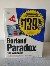 Borland Paradox For Windows 3.1  Version 1.0 NOS Sealed