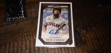 406: Daniel Johnson 2021 Topps Gallery Rookie Auto #RA-DJ Cleveland Guardians