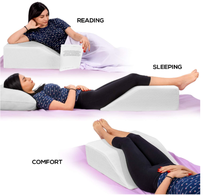 ABCO TECH ELEVATING LEG REST PILLOW FOR HIP PAIN, SLEEPING READING eBay