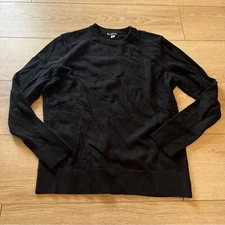 Smartwool Men’s Sparwood Crew Sweater Merino Wool Blend Black Size S