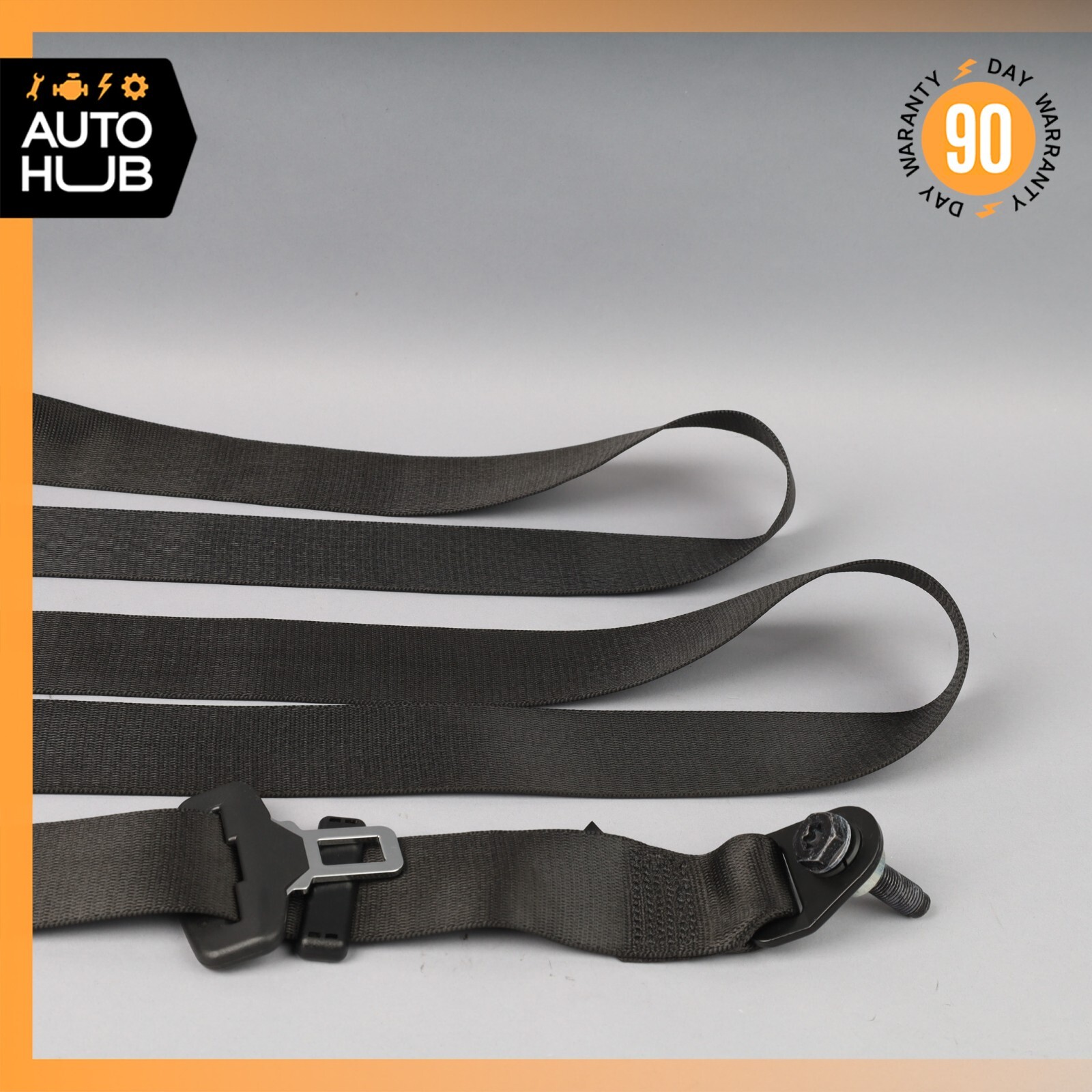 14-22 Maserati Ghibli SQ4 M157 Rear Left or Right Side Seat Belt Black OEM 41k