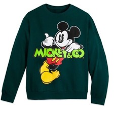 Disney Mickey Mouse Pullover Sweatshirt for Adults  Mickey  Co. XL New