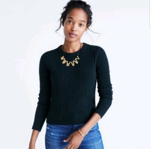 madewell cropped sweater