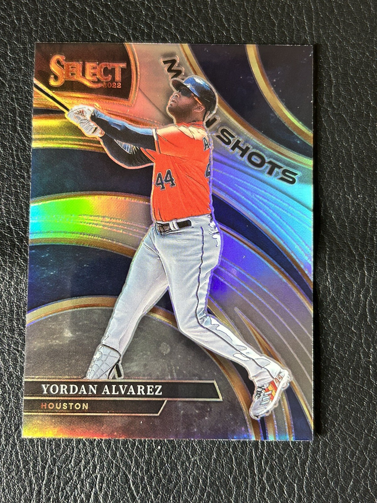 2022 Panini Select - Moon Shots Silver Holo Prizm #MS6 Yordan Alvarez