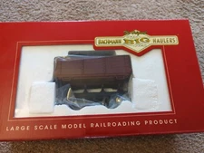Bachmann Big Haulers 92502 G Scale "L" Ore Car Metal Wheels Brown Side Dump Car