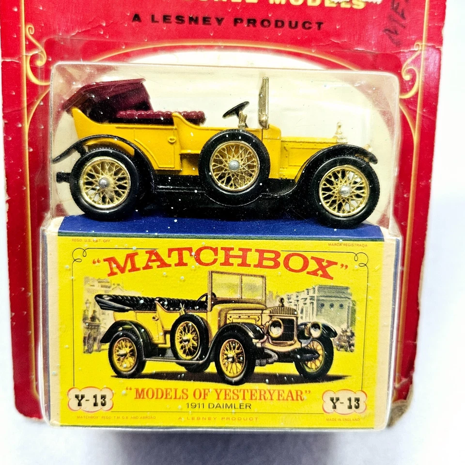 RARE Matchbox Lesney Yesteryear 1911 Daimler No Y13 Fred Bronner from Woolco - Image 2 of 2