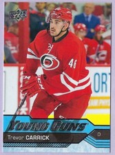 2016/17 Upper Deck Young Guns card# 230 of Trevor Carrick