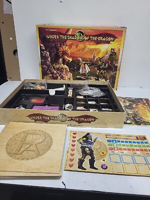 Lutz Stepponat's Under the Shadow of the Dragon Baord Game  Open Box