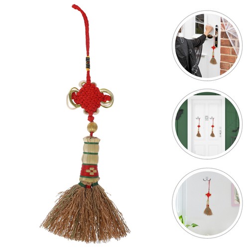 Broom Party Ornament Decoration Cartoon Scarecrows Straw Bridegroom Props Baby eBay