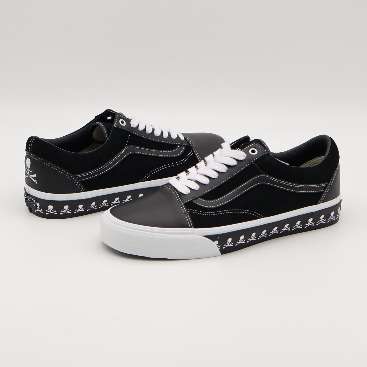 vans×bal Old Skool VN0A4BVFBLK1 MASTERMIND WORLD × Vault by Vans Old Skool VLT