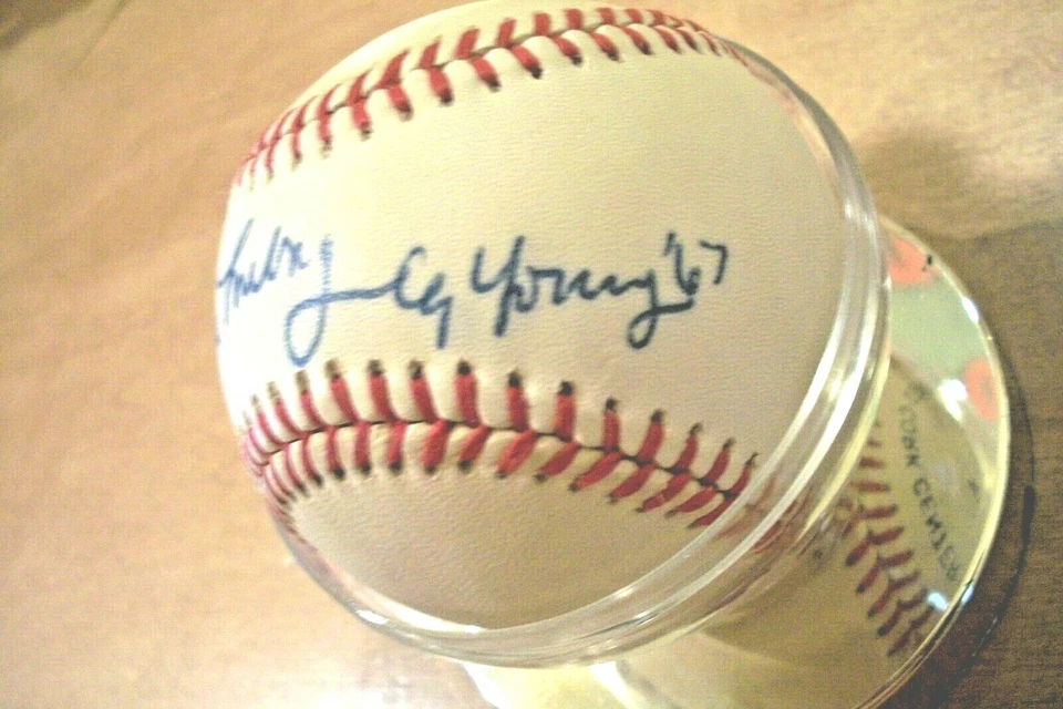Jim Lonborg  Red Sox  Signed  American  League  Winner Cy Young 1967  Baseball - Image 3 of 4