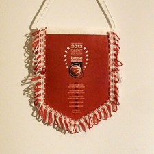 Brose Baskets Bamberg Proporpel, proporczyk noszony na mecz, 11 x 14 cm, BBL Koszykówka Nowy