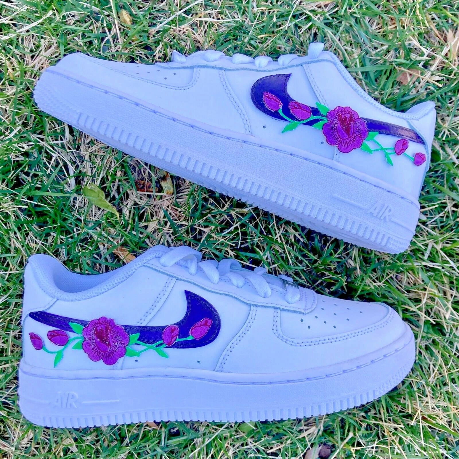 Dark purple nike air force 1 discount