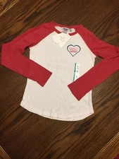 NEW-JUNK FOOD Girls' Long Sleeve Candy Land Ragland Graphic T-Shirt-Hasbro