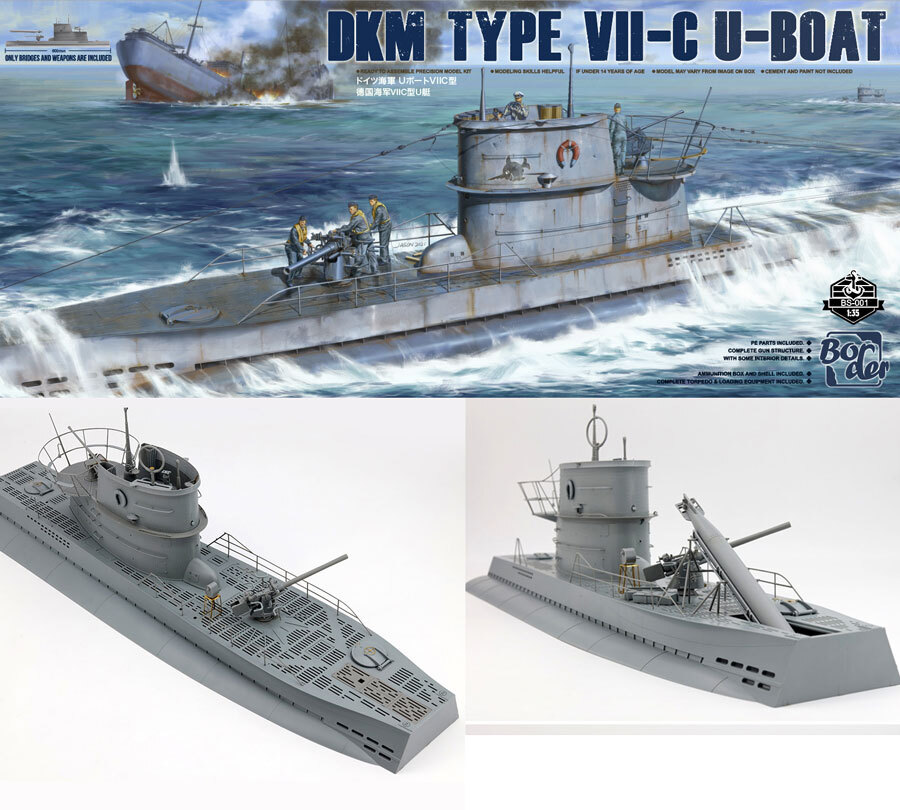 ボーダーモデル 1/35 Uボート VIIC型 水上航行モデル プラモデル Amazon | ボーダーモデル 1/35 ドイツ海軍 Uボート VIIC型 水上