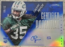 2014 Certified Potential Mirror Signatures Blue Calvin Pryor Rookie Auto RC