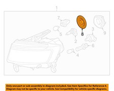 Jeep CHRYSLER OEM 14-15 Grand Cherokee Headlight Head Light Lamp-Boot 68222845AA