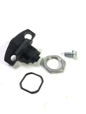 1XPF Cam Latch Lock 1/4 Turn 3/4 Bore Black Padlockable T Handle Locker Toolbox