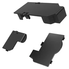 XYAB 3 Piece Port Covers Set for Nintendo GameCube - Black