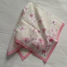NWT white and pink floral print bandana