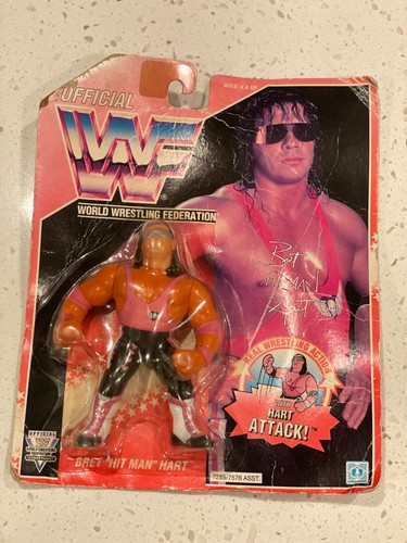 Bret Hart WWF Hasbro series 8 MOC...