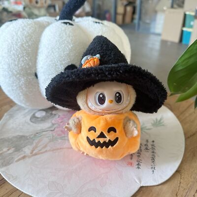 POP MART LABUBU The Monsters Plush Doll Halloween Pumpkin POP MART LABUBU The Monsters Plush Doll Halloween Pumpkin
