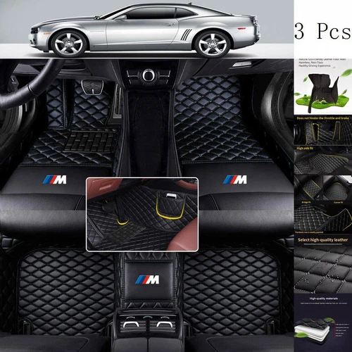 For BMW All Models Car Floor Mats Waterproof Carpets All-weather Front&Rear Sets - Picture 30 of 47