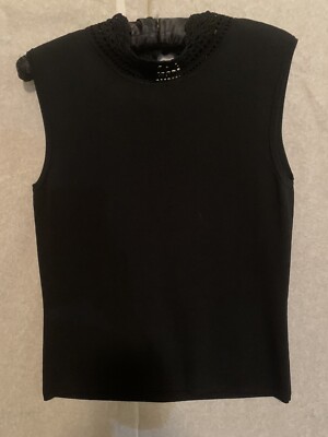 GOOD ClOTHES Women's Black Blouse Top Size M (1354)