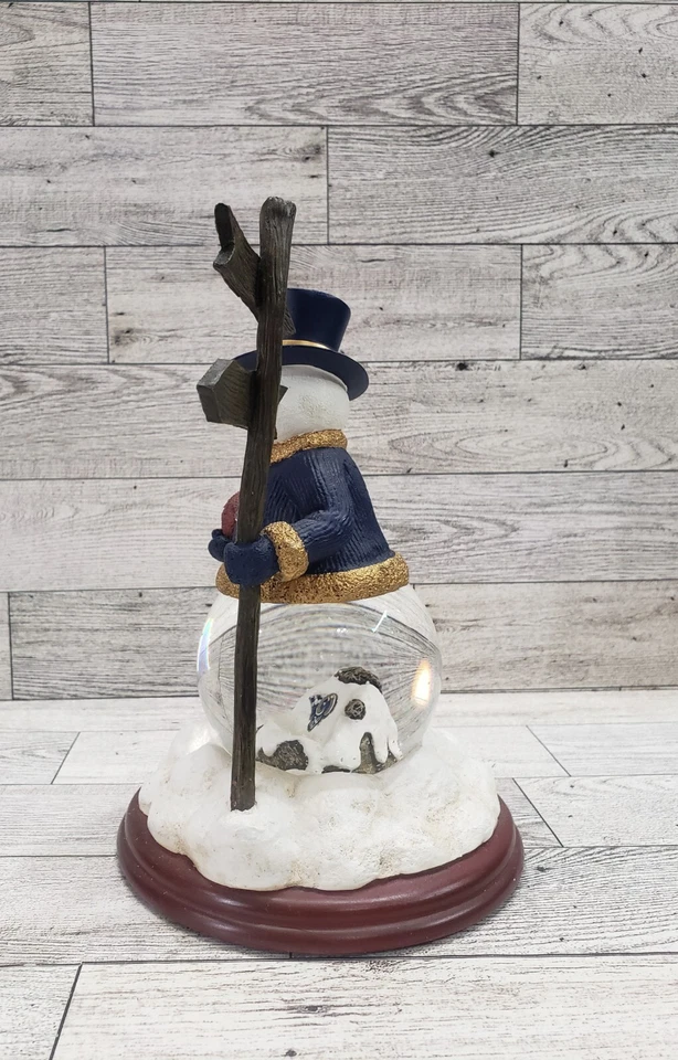 Boneco de neve St. Louis Rams NFL Snow Globe Memory The Company 2002 série limitada - Imagem 3 de 4