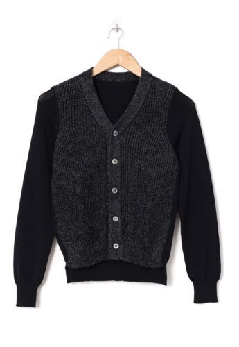 COMME des GARCONS cardigan (thick wool Black 3B-N010 with COMME des GARCONS cardigan (thick wool Black 3B-N010 with