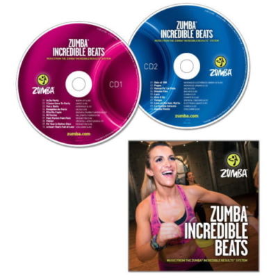 ZUMBA INCREDIBLE BEATS MUSIC CD VOL 1 & 2 INCREDIBLE RESULTS SYSTEM BRAND NEW