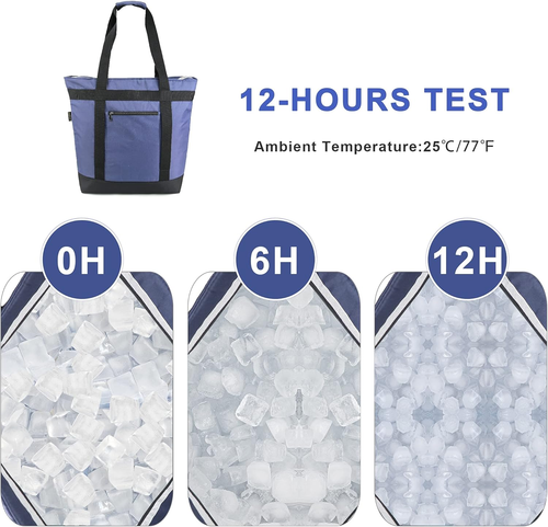 Isolierte Kühltasche, auslaufsicher, Gefrierschrank Einkaufstasche, für Lebensmittel, Thermo