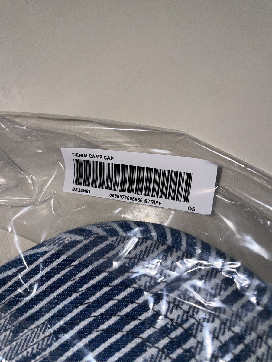 Supreme Denim Camp Cap Stripe SS24 | eBay