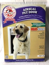 Ideal Pet Products Air Seal Door With Telescoping Frame Xl Creame For Sale Online Ebay