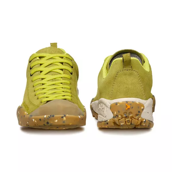 Scarpa Mojito Planet Suede non Waterproof Outdoor Shoe Golden Lime