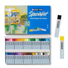 Sakura Cray-Pas Specialist ESP50 50 Colors Artist Quality Oil Pastels