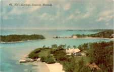 Ely's Harbour, Somerset, Bermuda, A. J. Gorham, Mardon, Son Postcard
