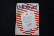 1945 MAY 19 THE BILLBOARD MAGAZINE - THE MIGHTY WAR LOAN LETTER COVER - E 31006
