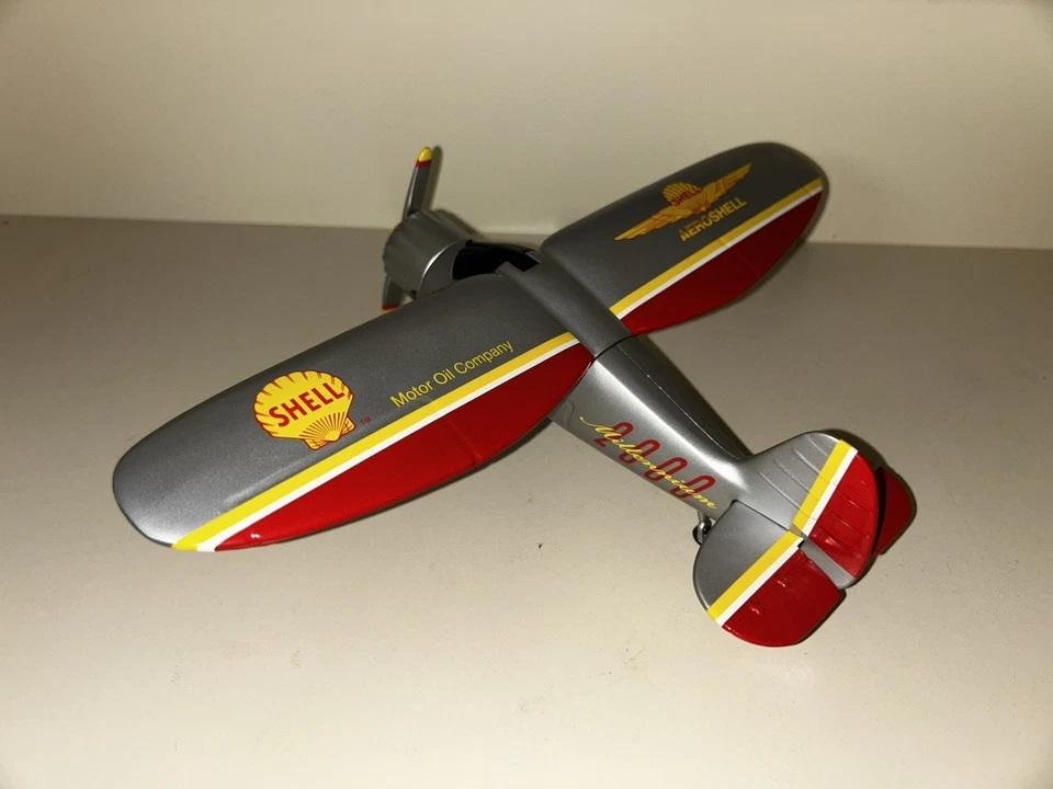 Shell Stinson Reliant Airplane Gearbox Coin Bank 2000 Millennium Edition - Image 3 of 3