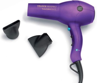 Diva Pro Styling Veloce 3800 Pro Trockner, Lila Profi Haartrockner Karton geöffnet
