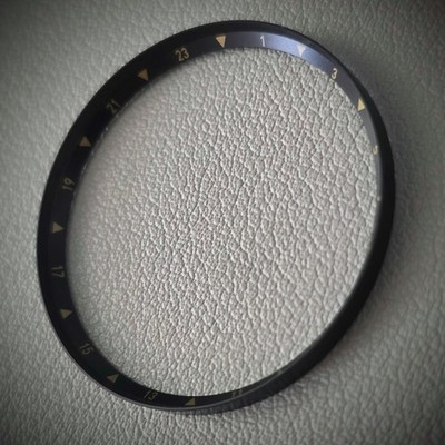 SEIKO Chapter Ring SKX007 / ANGLED GMT Black + Gold