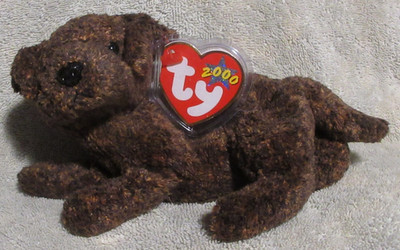 Ty Beanie Baby Fetcher the Dog DOB April 27, 2000 MWMT Free Shipping