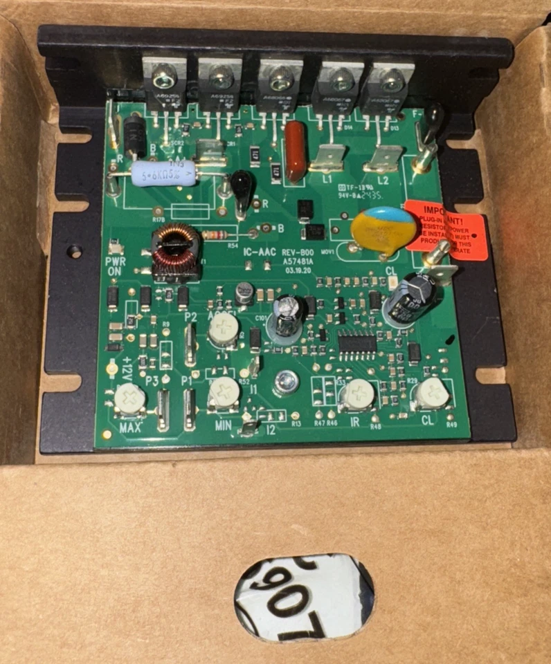 KBIC-125 (9433), SCR DC Drives, 115 Vac Input, 0-130 9433M - Image 3 of 3