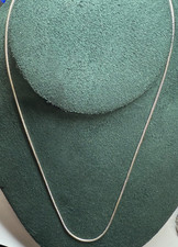 18" Sterling Silver Snake Chain   1.2mm Delicate Classic